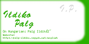 ildiko palg business card